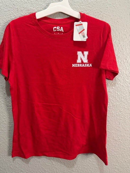 CSA Other - Nebraska Red Logo Tee - Men's Short Sleeve Shirt Medium